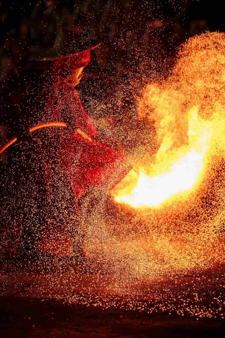 fire dancer